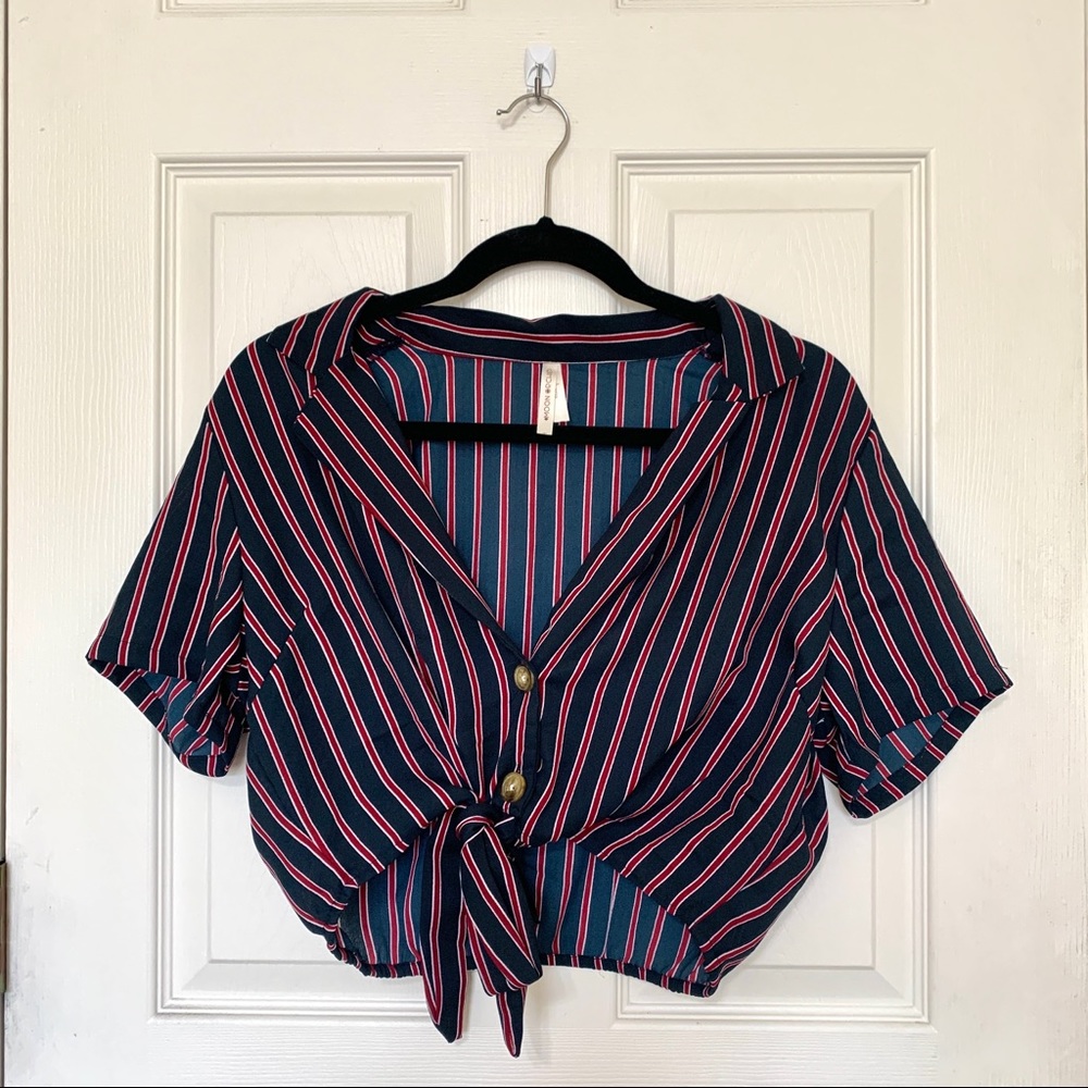 Front-tie Crop Top